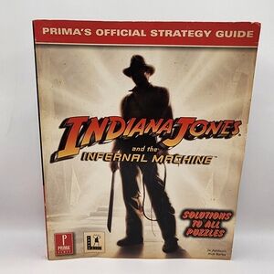 1999 Indiana Jones and the Infernal Machine: Prima's Official Strategy Guide
